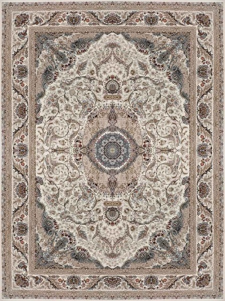 فرش (22009) اکریلیک 10 رنگ 1200 شانه کرم