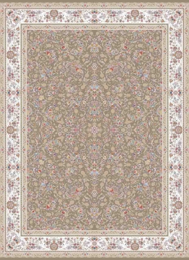فرش (37001) اکریلیک 8 رنگ 1200 شانه نسکافه ای تراکم 3600