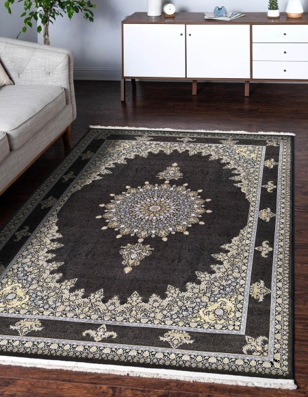 فرش (23007) اکریلیک ۹ رنگ 1200 شانه الماسی