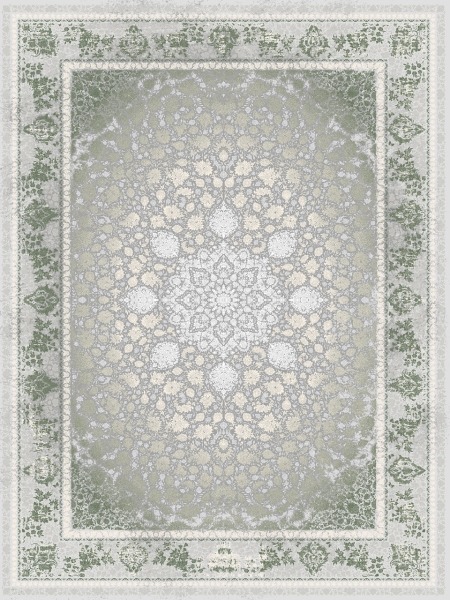 فرش (12007) اکريليک پلی‌استر 10رنگ 1200شانه سبز