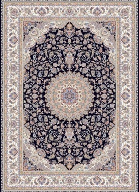 فرش (46002) اکریلیک 11 رنگ 1500 شانه سورمه ای