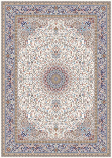 فرش (46003) اکریلیک 11 رنگ 1500 شانه کرم